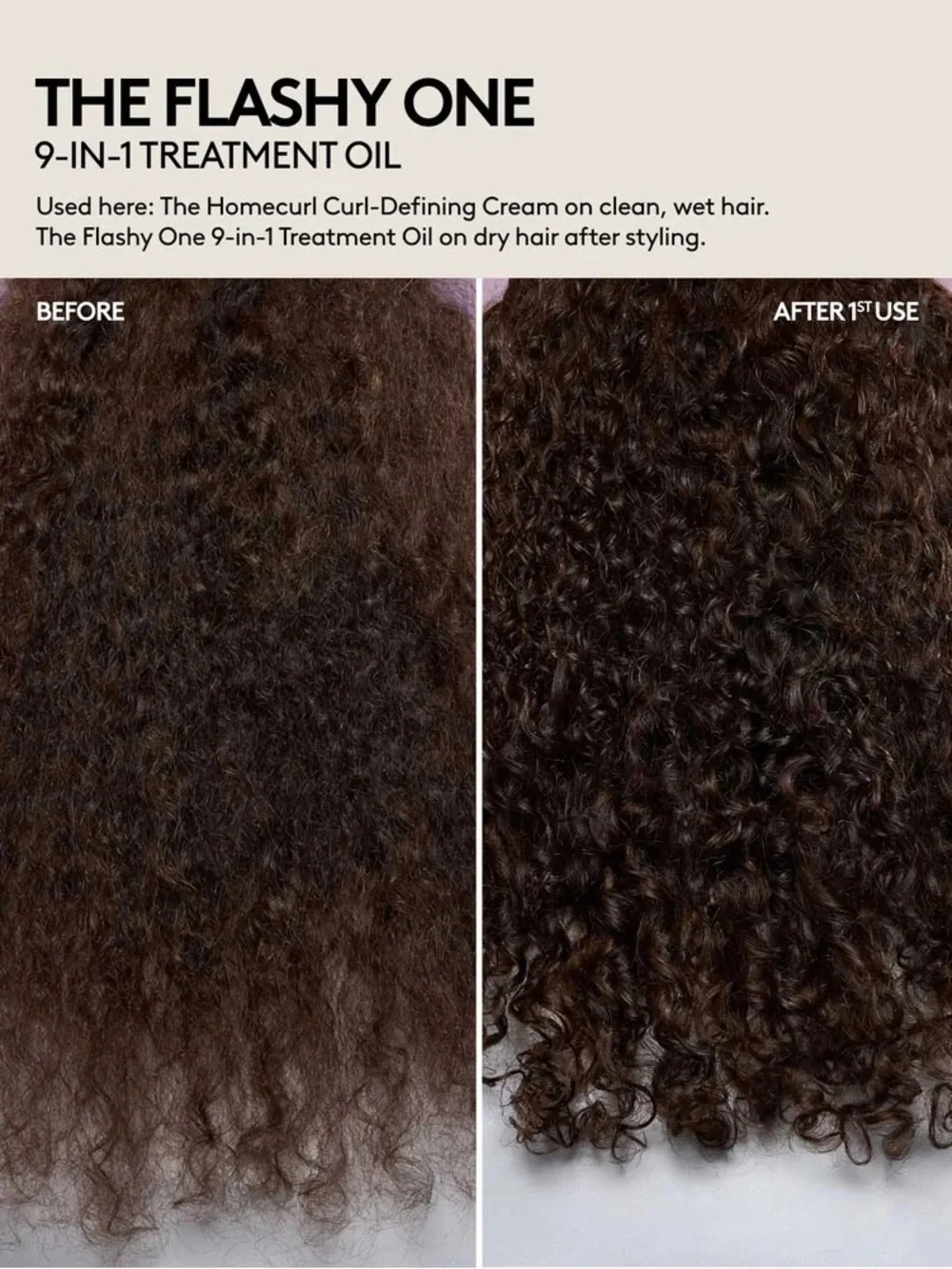 Fenty Hair Bundle Homecurl Curl-Defining Cream and 9-in-1 Hair Oil